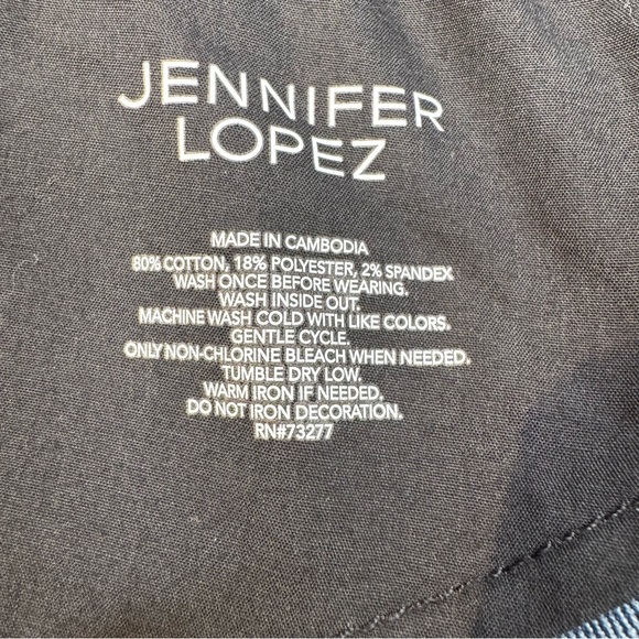 Jennifer Lopez Dark Indigo Bootcut Jeans, 18W, Midrise, Spandex, EUC - Picture 11 of 11